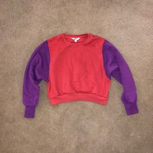 Work Out Crop Sweater